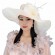 5 colors fashion chic women wide brim floppy Church formal hats Kentucky Derby white fascinator hats for wedding ladies