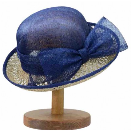 fashion women sinamay hat stitched seagrass Church Kentucky Derby Dress Cloche sun Hats Fascinator Tea Party Wedding hat