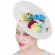 new fashion ladies retro flowers sinamay Tea-Party fascinators for women formal hats Kentucky Derby Hat Wedding Cocktail hat