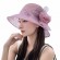 new fashion Women sun hat uv protection polka dot floral Kentucky Derby Organza Church wedding Party bucket hats women