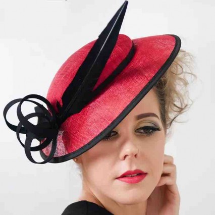 Sinamay Hats Elegant Fascinators for Women Tea Party Kentucky Derby Headband Hat