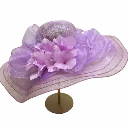 wholesale wide brim women violet churches hats Kentucky Derby Dress sun Hat Fascinator Floral Tea Party Wedding hat  wholesale wide brim women violet churches hats Kentucky Derby Dress sun Hat Fascinator Floral Tea Party Wedding hat