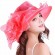 women ladies Church hat Kentucky Derby Dress Cloche sun Hat Fascinator Floral Tea Party Wedding organza hats