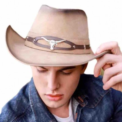 men's and women's PU leather western cowboy hats cowgirl hat sun hats for men protection