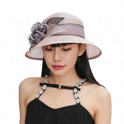 sinamay formal hats Kentucky Derby Dress Fascinator Floral Tea Party Wedding hat women church hats female wholesale  sinamay formal hats Kentucky Derby Dress Fascinator Floral Tea Party Wedding hat women church hats female wholesale