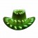 new fashion men women unisex glowing cowboy hat LED light up suede cowgirl hat western party club cowboy hats