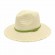 women Wide Brim fringe trim green belt beach panama paper Straw Hats Sun Protection UPF50 summer straw fedora hat wholesale