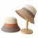 2024 new ladies women Sun Hats 3 color block paper Straw wide brim beach hat cloche hat for Travel Outdoor