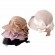 2024 new ladies women Sun Hats paper Straw beach sunscreen cloche hat with satin bowknot & mesh veil