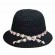 2024 new women Sun Hats paper Straw floral wide brim beach hat for women crochet cloche hat for Travel Outdoor