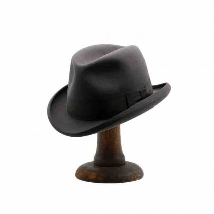 ready to ship new clothing men's 100% australia wool felt gentleman hat trilby fedora hats for men