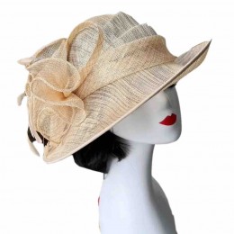 sinamay Church formal hat Kentucky Derby Fascinator Tea Party Wedding elegant hat for ladies sun hats for women summer