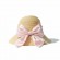 women Sun Hats Wide Brim raffia Straw beach hat for women with big satin bowknot cloche hat for Travel Outdoor