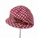 fashion chic womans winter houndstooth Sun hat grid tweed woolen bucket dress cloche red bucket hats