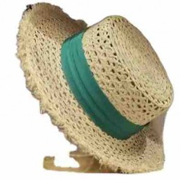 women Sun Hat Flat Top boater Summer Beach fringe brim fedora raffia straw panama hats wholesale