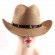 fashion men womens wide brim paper straw Western Cowboy hats cowgirl Hat cattleman beach sun hat with metal stars