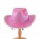 Neon Sparkly Glitter Space party Cowboy Hat Women Funny Metallic Space Shiny Cowboy Hats Flashing Party Hat with sequins