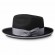 ready to ship new clothing men\'s 100% australia wool felt feather gentleman trilby fedora hats for men