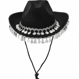 shell sequins Bride Cowgirl Hat Bling Diamond glitter Fringe Cowboy Hat Bride to be for Bachelorette Parties, Engagement Party