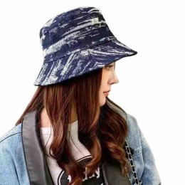 Women Men Unisex Trendy reversible Washed Frayed Bucket Hat denim Floppy Wide Brim Boonie Outdoor Summer Beach hat Headwear