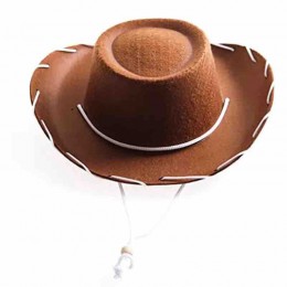 Children's Cowboy Hats Kids Party Cowboy Felt Cowgirl Hats for Western Halloween Birthday Costume