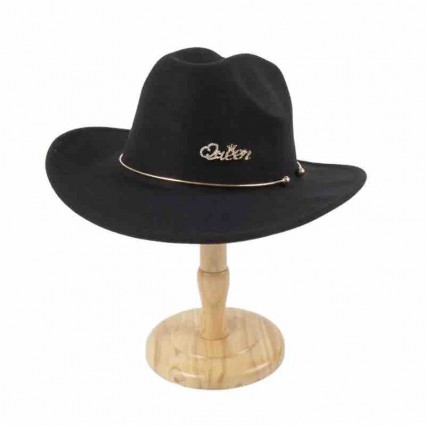 4 colors felt cowboy hats for sale cowgirl hat with shiny queen leathers