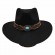 fashion chic black ethic leather belt felt cowgirl hats wool felt western australian cowboy hat