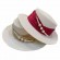 new 7 colors women Sun Hat Flat Top boater with pearls Summer Beach fedora paper straw panama hats wholesale