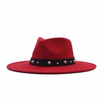 ready to ship 20 colors fashion pearls ribbon Fedora felt hats women