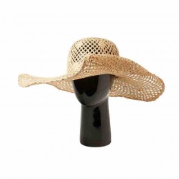 women handmade woven UV protection Sun Hat wide Brim Ladies raffia Straw fedora hollow wide brim beach hats floppy