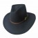 High Quality 100% Wool Western Cowboy Hat With Leather Band and Strings For Man cowboy hats