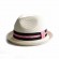 new men Women UPF50+ protection paper straw short brim with it turned up all the way around Panama Hat Fedora Beach Sun Hats