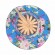 women Portable Foldable chinese hats bamboo Frame Floral Printed Hand Fan Sunhat Hat, (Random Color) - a hand fan,also