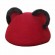 2024 new fashion chic women ladies 100% australia wool felt french beret hat ivy cap ladies dressy fluffy cat ear hats