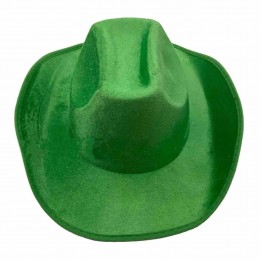 velvet green cowboy hat party westerns cowboy cowgirl hats