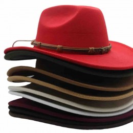 9 colors felt womens cowboy hats for sale cowgirl hat