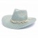 fashion summer handmade crochet cowboy hat womens cowgirl hats summer cowboy hats with sequins