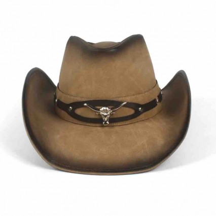 men women Vintage Western felt cowboy hats Jazz Panama Cowgirl Hat