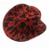 new fashion men & womens unisex red felt cowgirl hat women\'s western cowboy hats with cow pattern