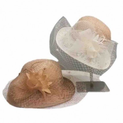 ready to ship raffia Straw sun hat women Travel Outdoor beach straw summer hats women female with mesh veil