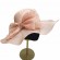 7 color fashion chic Women big bowknot wide brim packable UV protection sun hat Kentucky Derby Church wedding Party hat