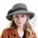 Fashion british style Wool felt women\'s formal hats wide brim bucket tea party dress hats church cloche hat with mesh veil