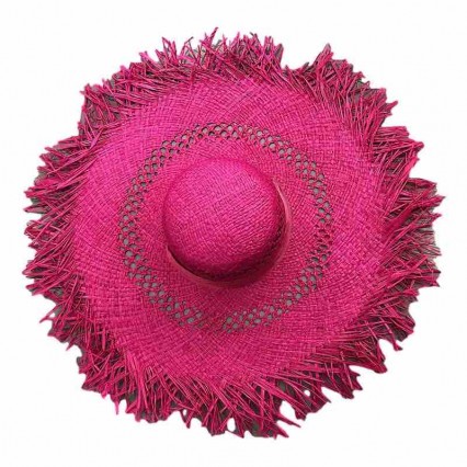 fashion handmade Women pink Sun Hat wide Brim Ladies hollow raffia women summer beach travel big floppy straw hats