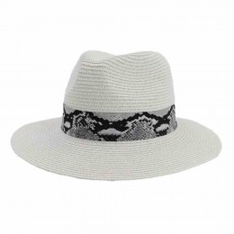 9 colors ethnic outdoor travel UV protection jazz wide brim paper straw panama hat beach hats for women summer straw female