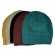 5 colors stripe beanie caps crochet winter hole colorful windproof fluffy knitted beanie hat with pocket