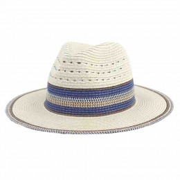 ethnic outdoor travel UV protection jazz paper straw panama hat beach hats for women summer straw female