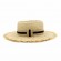 mens outdoor travel UV protection wide brim raffia straw panama hat flat top beach hats for men women summer straw female