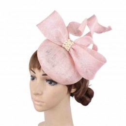 fashion women ladies elegant pearls sinamay pillbox Party dinner Fascinators Hat Kentucky Derby Hat headband Cocktail hat