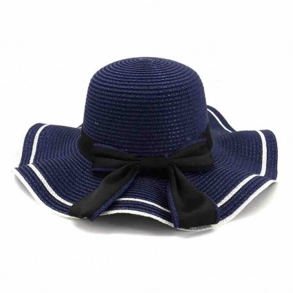 2024 new UPF50 beach floppy hats for women summer straw female paper straw wide brim womens dress hats with bowknot