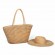 fashion chic UPF 50+Sun Protection Hat Beach Tote Bag Sun cloche floppy Hat purse and hat sets women